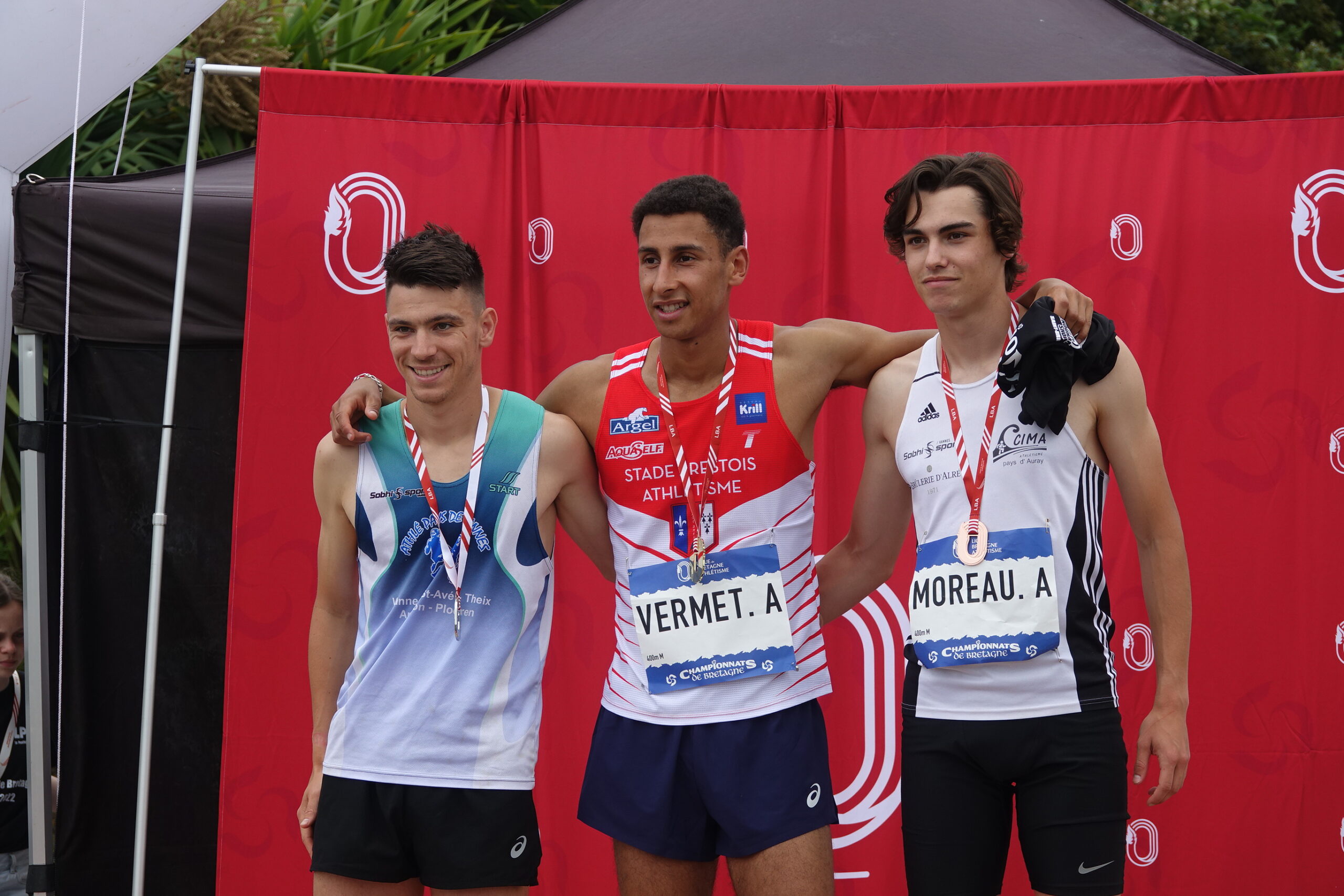 Adrien Vermet podium 400m