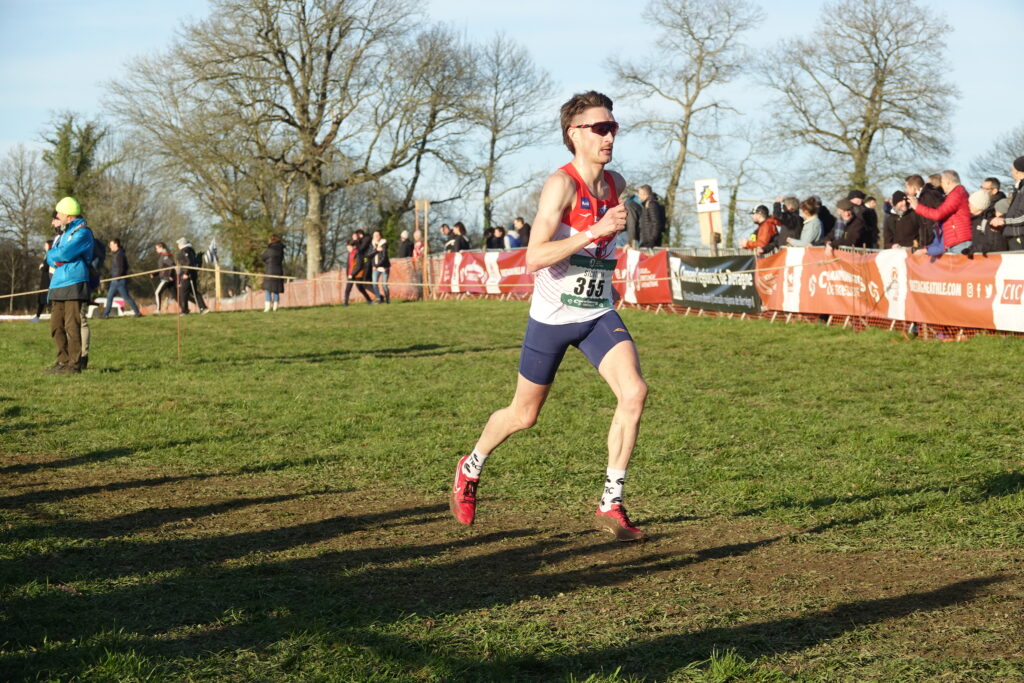 Maël Sicot championnat de Bretagne de cross 2023