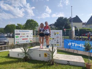 Podium 800m Maria Terente Corre au France masters 2025
