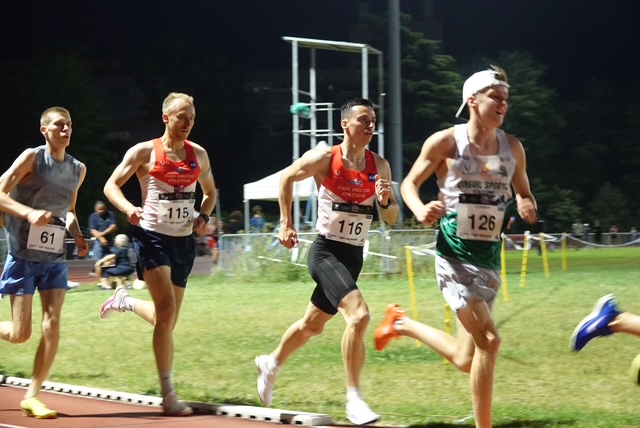 Bastien Thiery et Jérémy Rogeon sur le 5000m de la Tempo Run League le 14 juin 2025 à Cergy