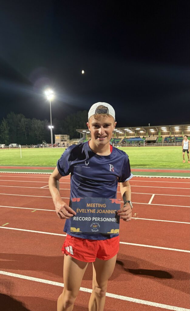 Tom Prigent au Bretagne de 5000m 2025 à Fougères