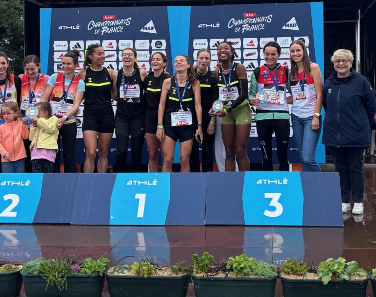 Podium du France de semi-marathon 2025