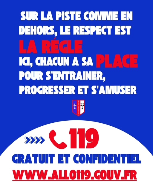 Visuel sur campagne de prévention zéro tolérance pour les violences dans