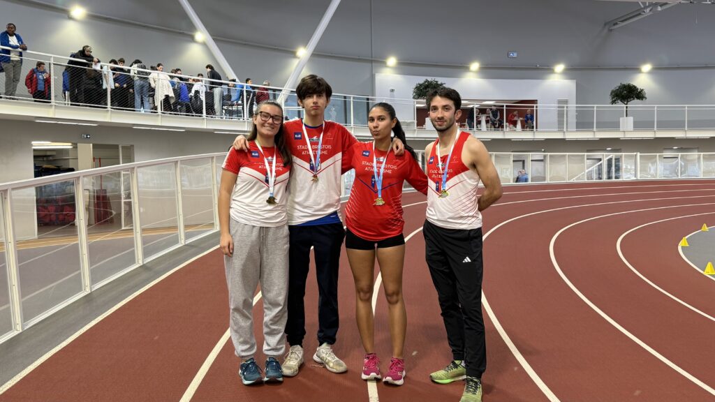 Nos marcheurs au Finistère de marche athlétique en salle 2025 à St Brieuc