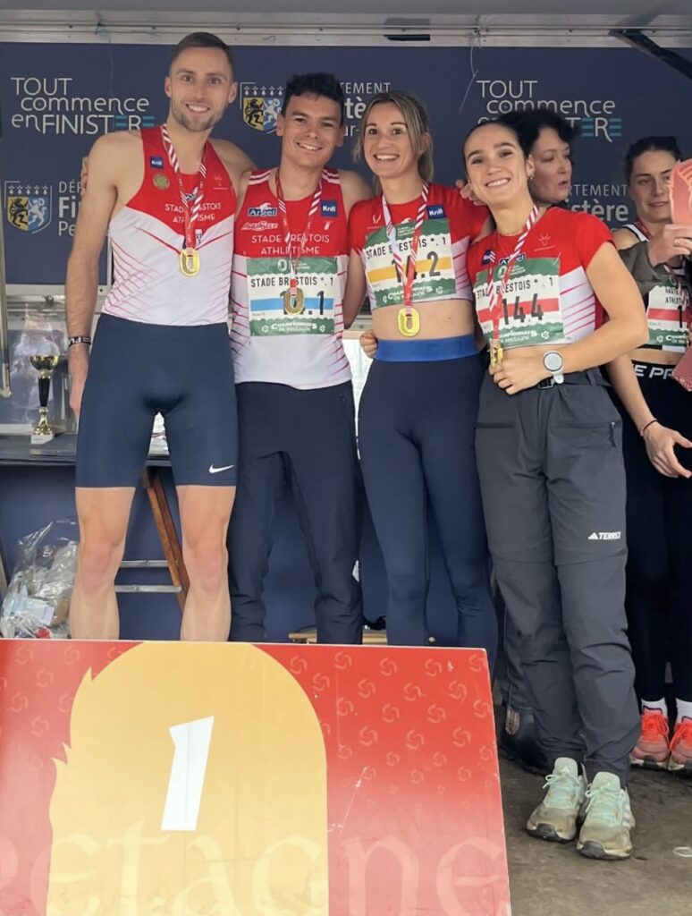 Le relais cross TC champion de Bretagne 2025