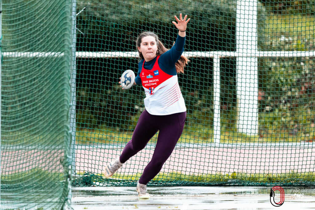 Rosalie Grondin au Bretagne de lancers longs 2026