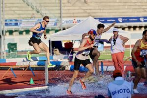 Armand Vic à l'OPen de France 2026 à Blois au 3000m steeple