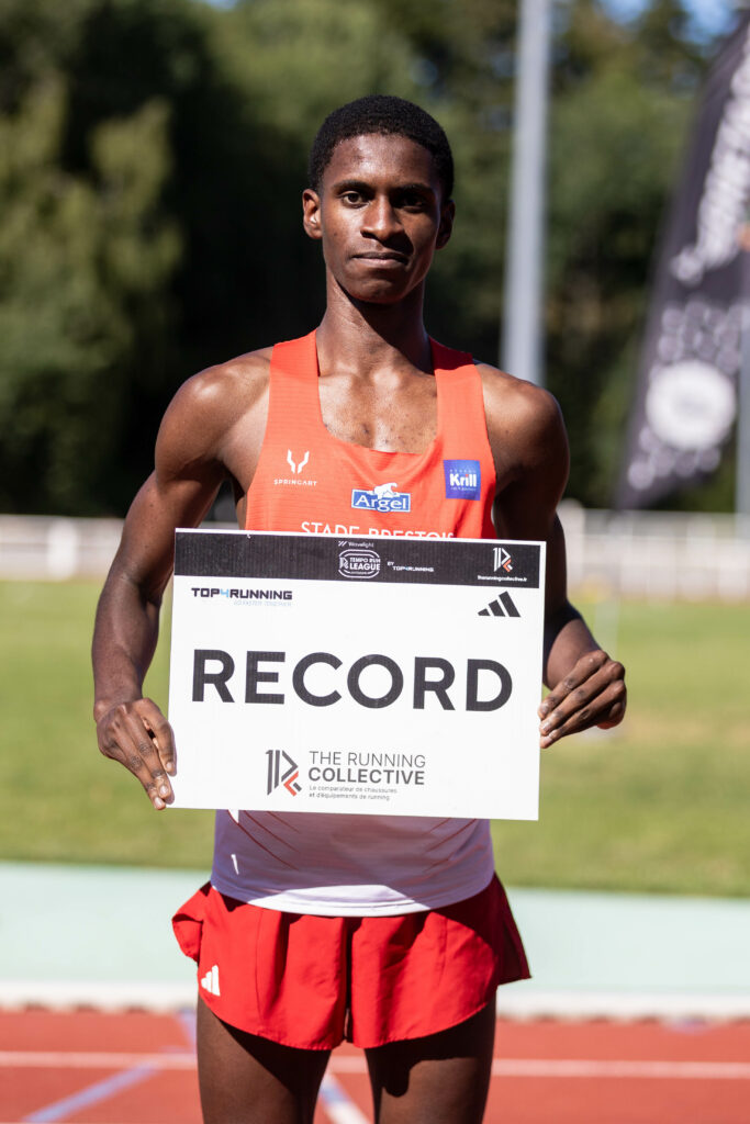 Ilane Maabadi, RP sur 800m au meeting Tempo Run League / Evelyne Joannic à Fougères