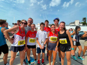 Les participants aux championnats de Bretagne du 5km sur route 2026 à Pléneuf Val André