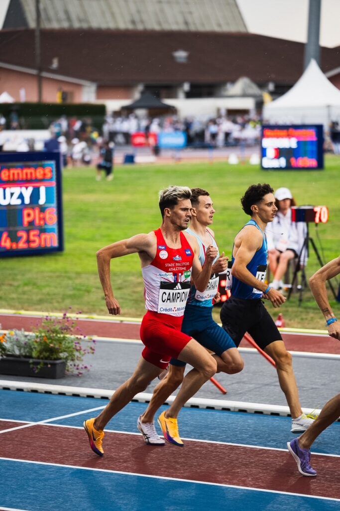 Benoît Campion sur le 1500m des championnats de France Elite 2026 à Albi